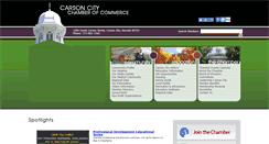 Desktop Screenshot of carsoncitychamber.com