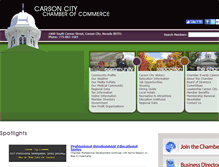 Tablet Screenshot of carsoncitychamber.com